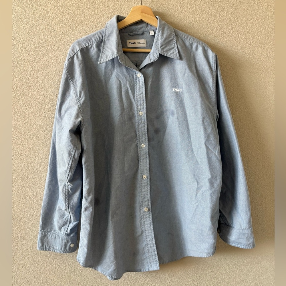 Aritzia - TNA button up denim